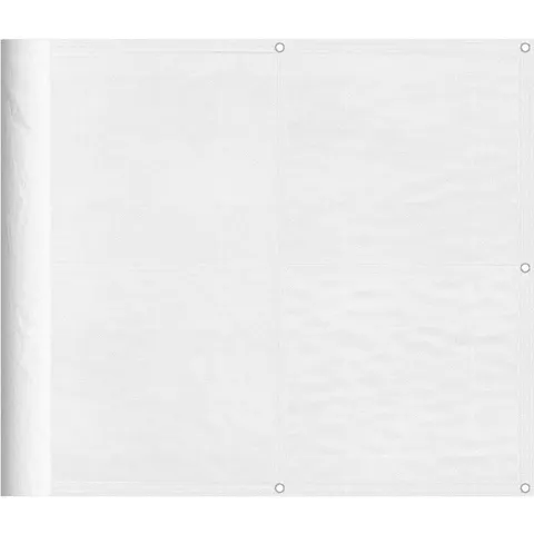 vidaXL Écran de balcon sable 90x500 cm 100% polyester oxford – image 1