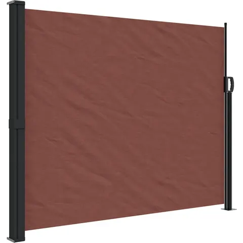 vidaXL Auvent latéral rétractable marron 160x500 cm – image 1
