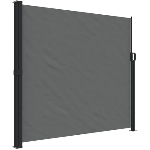vidaXL Auvent latéral rétractable anthracite 180x500 cm – image 1