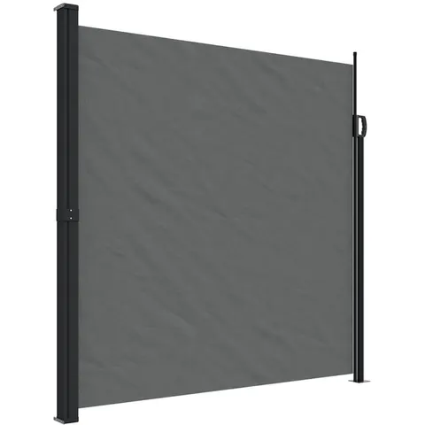vidaXL Auvent latéral rétractable anthracite 200x500 cm – image 1