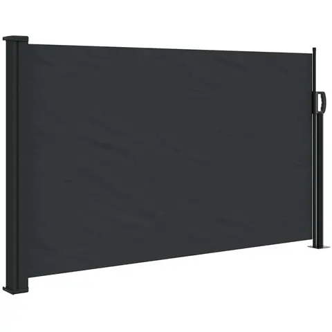 vidaXL Auvent latéral rétractable noir 120x600 cm – 484405 – image 1