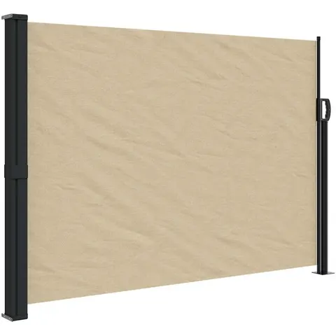 vidaXL Auvent latéral rétractable beige 140x600 cm – 484566 – image 1