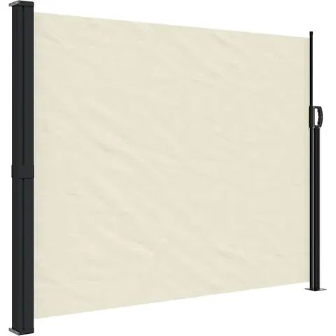 vidaXL Auvent latéral rétractable crème 160x600 cm – 484634 – image 1