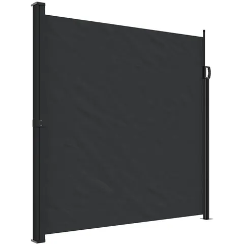 vidaXL Auvent latéral rétractable noir 200x600 cm – 484849 – image 1