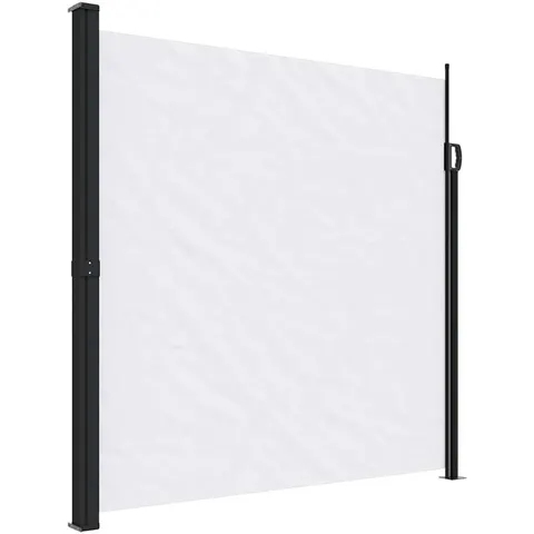 vidaXL Auvent latéral rétractable blanc 200x600 cm – 484900 – image 1