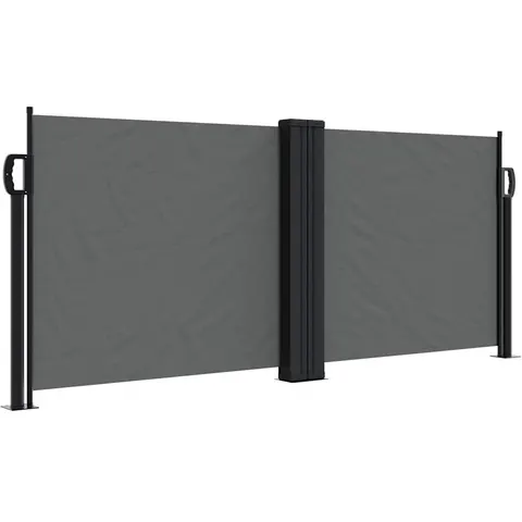 vidaXL Auvent latéral rétractable anthracite 100x600 cm – image 1