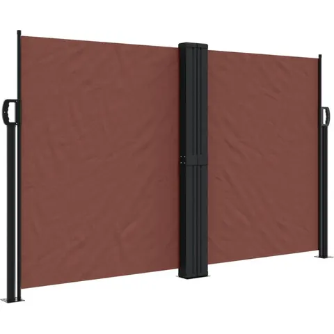 vidaXL Auvent latéral rétractable marron 140x600 cm – 485334 – image 1