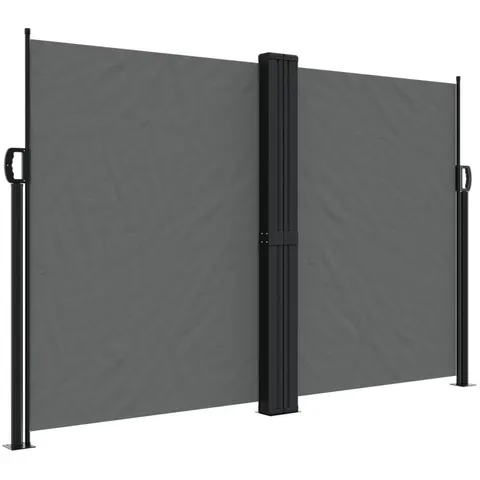 vidaXL Auvent latéral rétractable anthracite 160x1000 cm – image 1