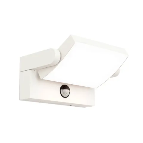 LED-Außenwandleuchte Ginger mit Sensor, weiß, IP54 – Bild 1