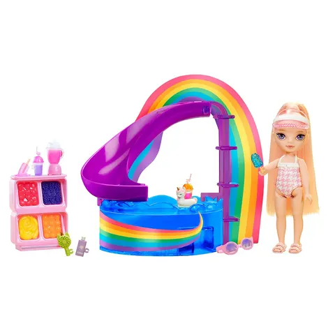 Rainbow High Little Pool Day Doll Playset – image 1