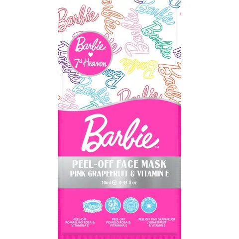 7th Heaven Barbie Peel Off Mask with Grapefruit & Vitamin E – image 1