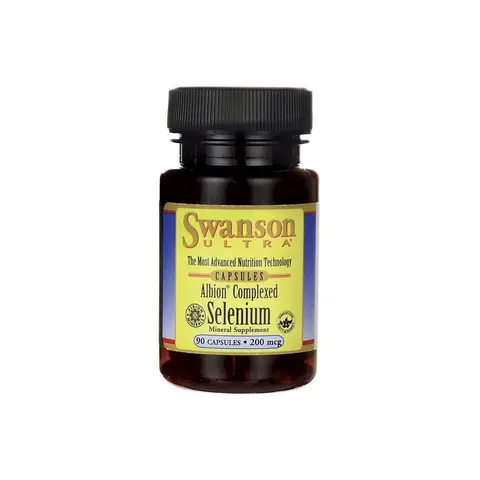 Swanson Albion Complexed Selenium, 200mcg - 90 caps – image 1