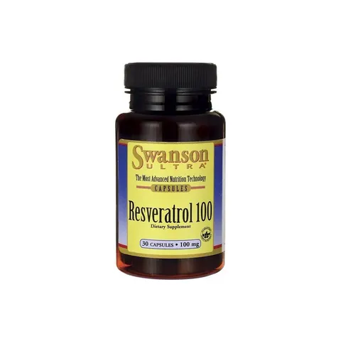 Swanson Resveratrol, 100mg - 30 caps – image 1