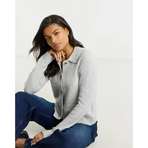 Simply Be Button Through Collar Cardigan – 212725 – image 1