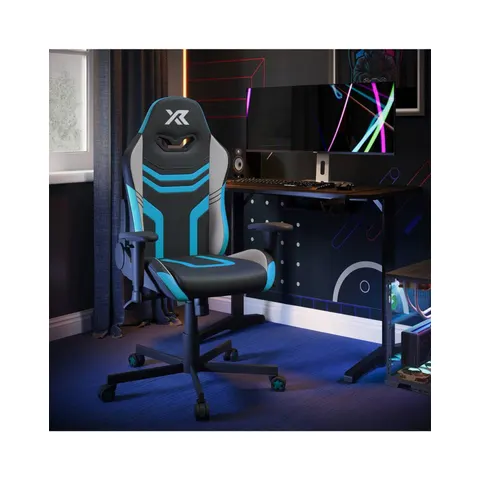 X Rocker Agility Compact Gaming Chair – Blue – image 1