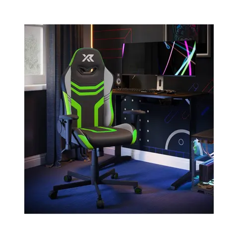 X Rocker Agility Compact Gaming Chair – Green – image 1