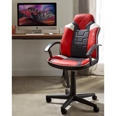 X Rocker Saturn Junior Gaming Chair Red – image 1