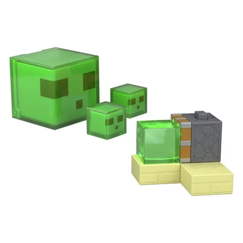 Minecraft Redstone Charged Sticky Piston Trap Set Figures – image 1