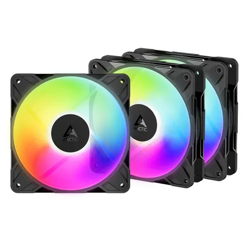 ARCTIC Freezer P12 Pro Reverse A-RGB - 3 Pack – Schwarz – Bild 1