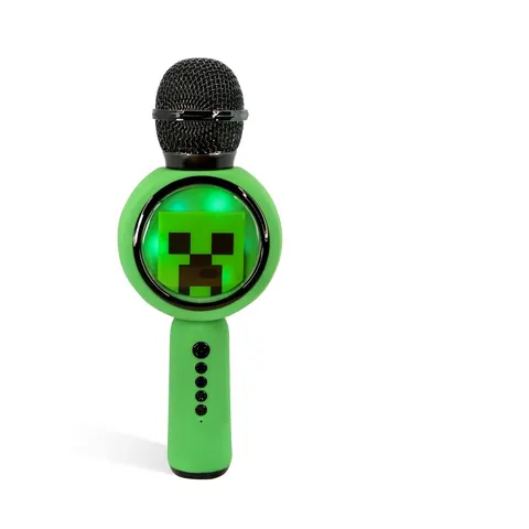 Minecraft Karaoke Microphone and Wireless Speaker with LED Lights – image 1