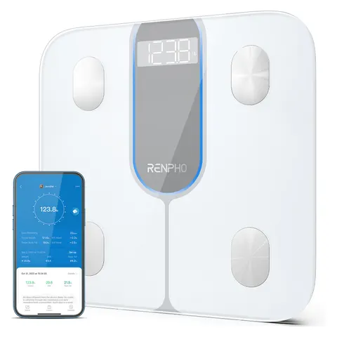 RENPHO Elis 1C Smart Body Scale – White – image 1