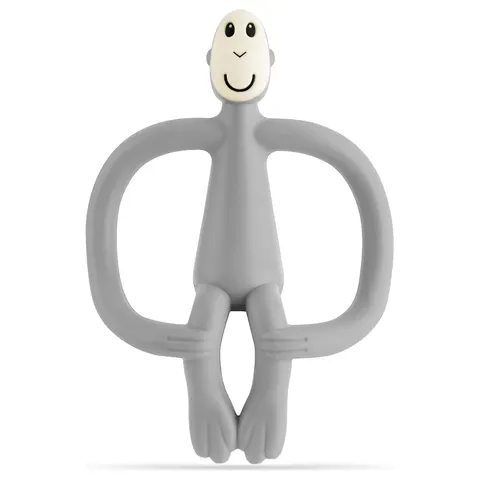 Matchstick Monkey Teething Toy - Grey – image 1