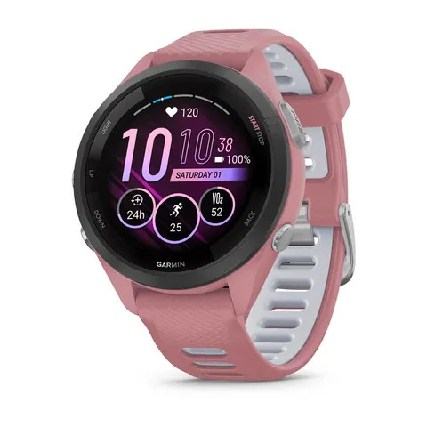 Garmin - Forerunner 265S Rose Gris - Montres GPS – image 1