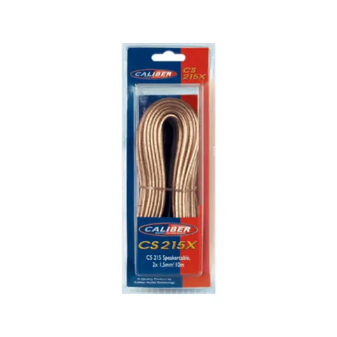 Caliber CS215X - Luidsprekerkabel 2x1,5mm - 10m - Transparant – afbeelding 1