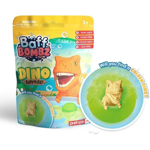 Zimpli Kids Large Dino Surprise Bath Bomb – image 1