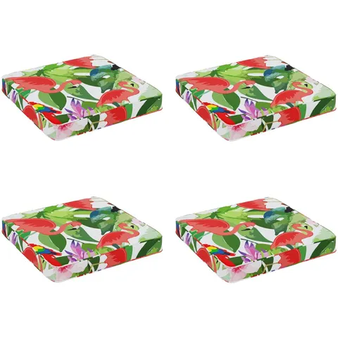 vidaXL Coussins de siège 4 pièces VUGHT 4 pc 100 % polyester – 431282 – image 1