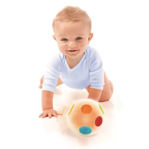 Infantino Sensorik Ball mit Licht – mehrfarbig – Bild 1