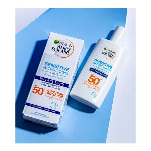 Ambre Solaire Sensitive Face Fluid SPF50 – image 1