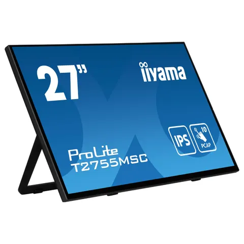 Monitor LED Touch ProLite IPS 27" T2755MSC-B1 Full HD (Negro) - IIYAMA – imagen 1