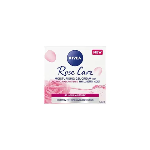 NIVEA Rose Care Moisturizing Gel Cream 50 ml – Bild 1
