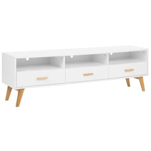 LIBERTY - TV-meubel - Wit - MDF – afbeelding 1