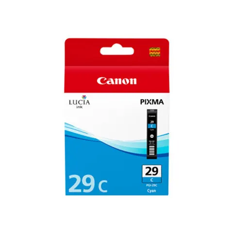 Canon PGI-29C cyan – Schwarz – Bild 1