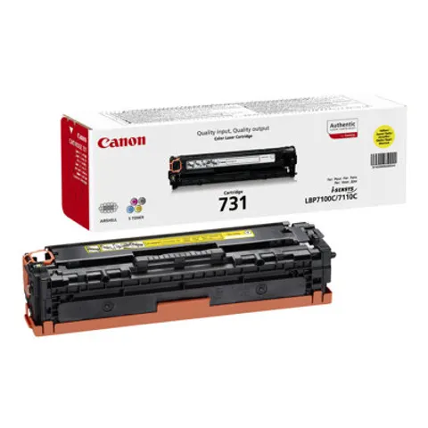 Canon 731 Y - Jaune - Toner Jaune – image 1
