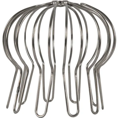 Nedco Boldraadrooster Ø 80-90-100mm RVS – afbeelding 1