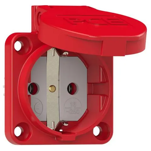 PCE 601.450.04 Anbau-Steckdose IP54 Rot – Bild 1