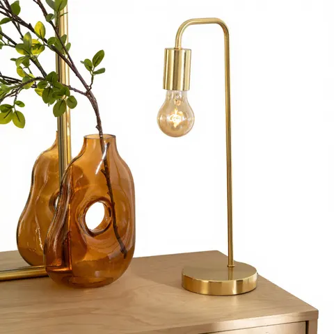Tafellamp - Metaal - Goud - 46 cm – afbeelding 1