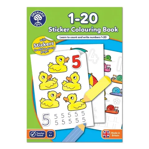 Orchard Toys 1 - 20 Colouring Book – image 1