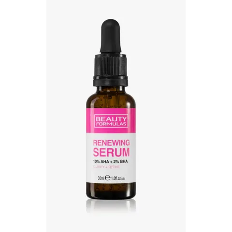 Beauty Formulas Renewing 10% AHA + 2% BHA restructuring serum 30 ml – image 1