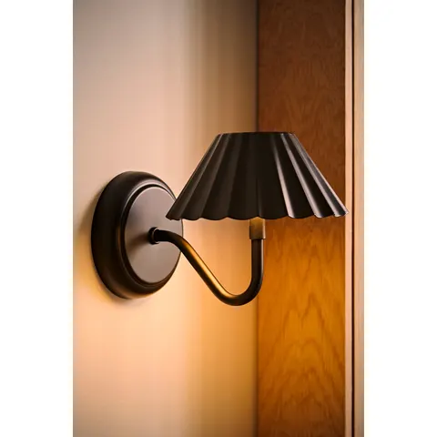 Avery Black Rechargeable Wall Light – image 1