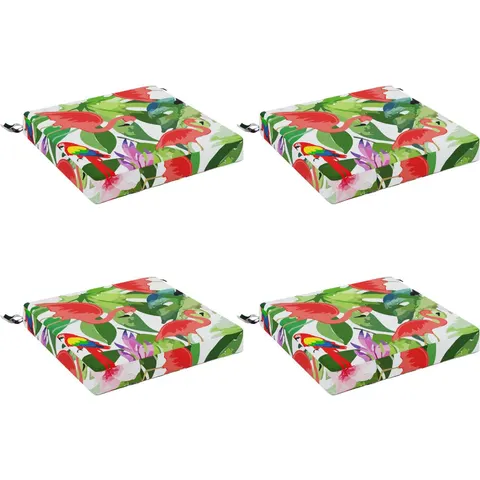 vidaXL Coussins de siège SOEST 4 pc 100 % polyester Multicolore – 414179 – image 1