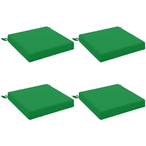 vidaXL Coussins de siège SOEST 4 pc 100 % polyester Vert – 414193 – image 1