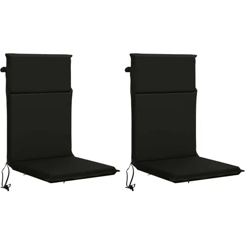 vidaXL Coussin de chaise à dossier haut GEMERT 2 pc 100 % polyester – 425519 – image 1