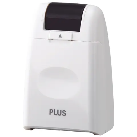 PLUS Dataprivacy-rolstempel, navulbaar, zwart, 26 mm – afbeelding 1