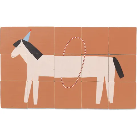 Puzzle Two-Sided cavallo e tricheco – immagine 1