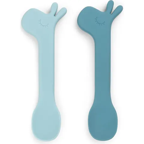 Done By Deer Lalee Lepel Set Blue 2 Stuks – afbeelding 1