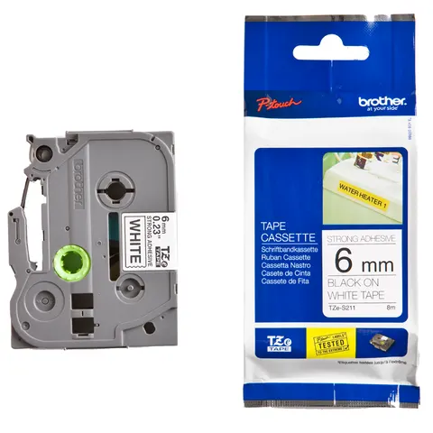 Brother TZE-S211 label-making tape – Bild 1
